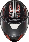 Kask motocyklowy LS2 FF353 RAPID VOODOO BLACK RED S