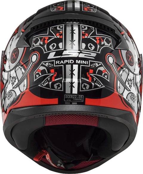 Kask motocyklowy LS2 FF353 RAPID VOODOO BLACK RED S