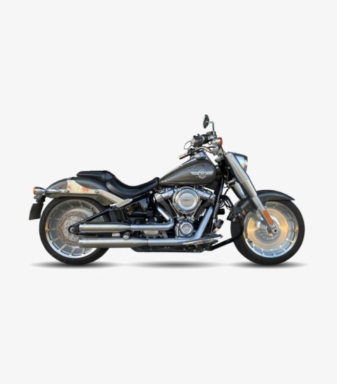 Tłumik IXIL HARLEY DAVIDSON SOFTAIL FAT BOY 2019 typ HC1-3S (SLIP ON, LOWER MUFFLER)