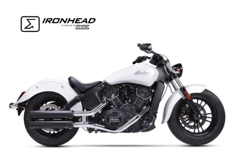 Tłumik IXIL INDIAN SCOUT BOBBER 15-19 typ HC1-2B (SLIP ON, LOWER MUFFLER)
