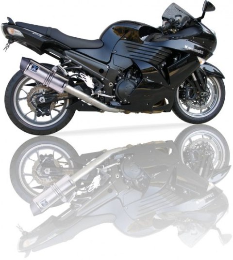 Tłumik IXIL KAWASAKI ZZR 1400 06-07 (ZXT40A, ZXT40C) typ SOVE (SLIP ON, 2 in 1)