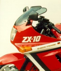Szyba MRA KAWASAKI ZX 10 ZXT00B -2003 forma S bezbarwna