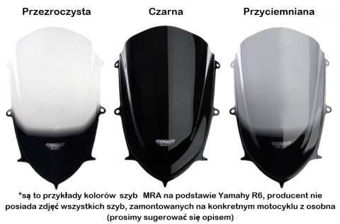 Szyba MRA KAWASAKI ZX 10 ZXT00B -2003 forma S bezbarwna