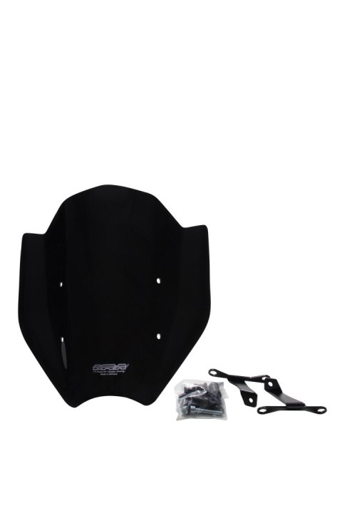 Szyba MRA KTM DUKE 125/390 2017- forma NSPM czarna