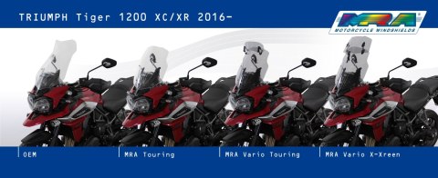 Szyba MRA TRIUMPH TIGER 1200 /XC /XR V301 2016- forma VXCM bezbarwna