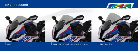 Szyba MRA BMW S1000 RR 2019- forma O czarna