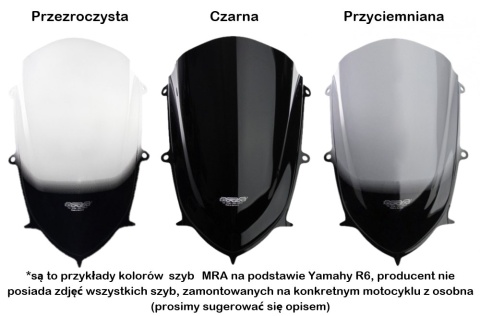 Szyba MRA HONDA CBR 600 F PC 41 2011- forma O bezbarwna