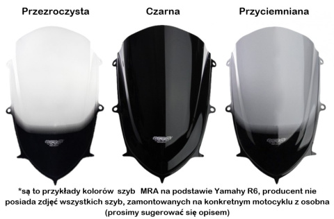 Szyba MRA HONDA VFR 750 F RC 36 RC36 1994-1997 forma VT bezbarwna