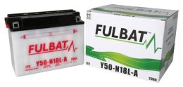 Akumulator FULBAT Y50N18L-A (suchy, obsługowy, kwas w zestawie)