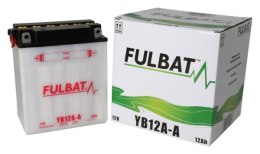 Akumulator FULBAT YB12A-A (suchy, obsługowy, kwas w zestawie)