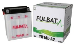 Akumulator FULBAT YB14L-A2 (suchy, obsługowy, kwas w zestawie)