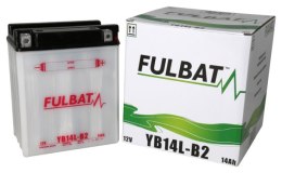 Akumulator FULBAT YB14L-B2 (suchy, obsługowy, kwas w zestawie)