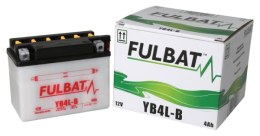 Akumulator FULBAT YB4L-B (suchy, obsługowy, kwas w zestawie)