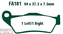 EBC Klocki hamulcowe FA181TT
