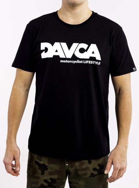 DAVCA T-shirt white logo