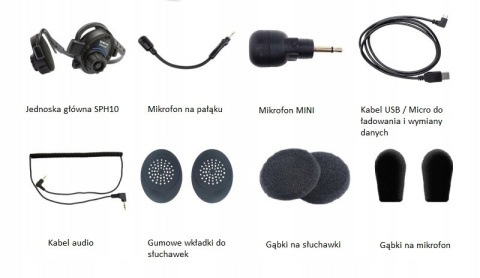 SENA UNIWERSALNY SPH10 BLUETOOTH 3.0 DO 900M NA ROWER, ROLKI, NARTY, PARALOTNIĘ