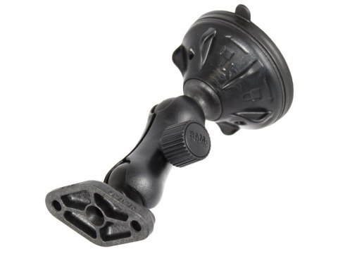 Ramię z przyssawką oraz głowicą obrotową w kształcie rombu