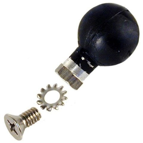 Adapter kulowy do uchwytu montowanego do ramy kierownicy lub do podstawy hamulca / sprzęgła w motocyklu