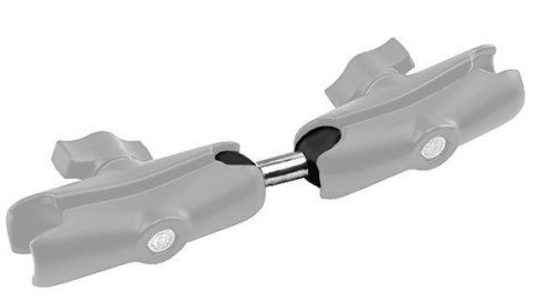 Adapter z 1.5-calowymi głowicami obrotowymi, łączący dwa ramiona RAM Mount