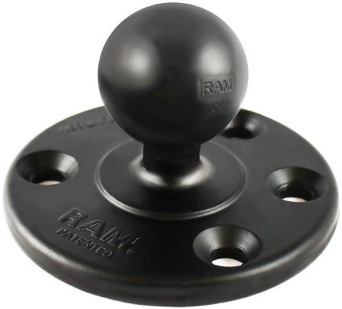 Głowica obrotowa 1.5 - calowa z okrągłą podstawą o średnicy 3.68 cala