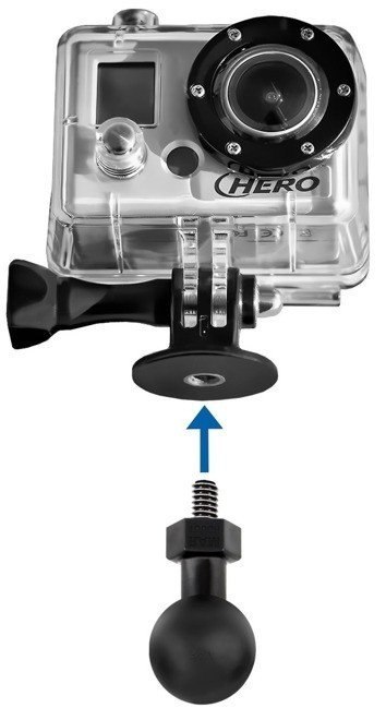 Podstawa Tough-Ball ™ do aparatu lub kamery z ¼ calowym gwintem