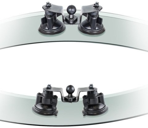 Przegubowa podstawa montażowa z podwójną przyssawką