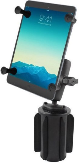 Uniwersalny uchwyt X-Grip™ do małych tabletów w tym Apple iPad mini 3 montowany w otwór na napoje