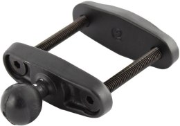 Zaciskowa podstawa montażowa z 1-calową głowicą obrotową. Maksymalna szerokość zaciskowa - 2.0 cale.