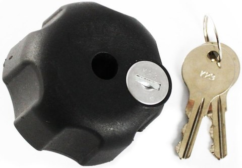 Gałka zabezpieczająca zamykana kluczykiem, dedykowana do ramion RAM Mount rozmiar "C"