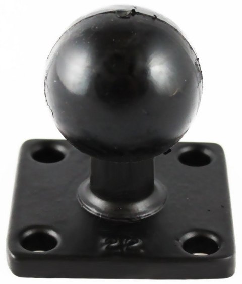 Głowica obrotowa o średnicy 1.5" o podstawie kwadratowej