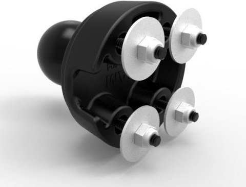 Organizer na kable z możliwością przymocowania płytki montażowej o średnicy 5/8"