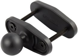 Zaciskowa podstawa montażowa z 1.5-calową głowicą obrotową. Maksymalna szerokość zaciskowa - 2.5 cala.