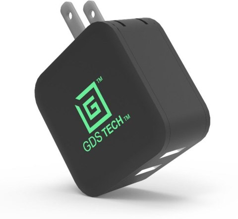 GDS 2-Port USB ładowarka do gniazda sieciowego.