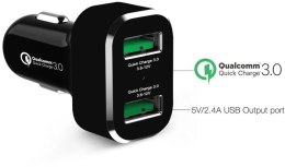 GDS 2-Port USB ładowarka do gniazda zapalniczki.