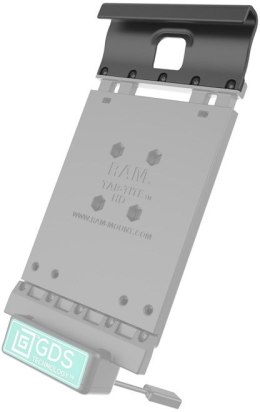 Górny element mechanizmu sprężynowego do stacji dokującej GDS™ dedykowany do Samsung Galaxy Tab A 8.0 w futerale ochronnym Intel