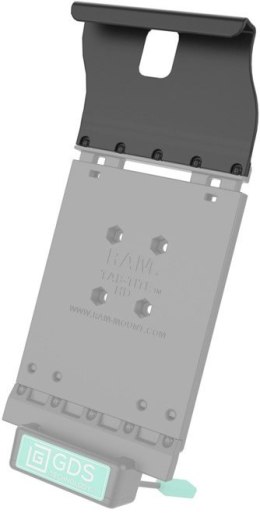 Górny element mechanizmu sprężynowego do stacji dokującej GDS™ dedykowany do Samsung Galaxy Tab S3 9.7 w futerale ochronnym Inte