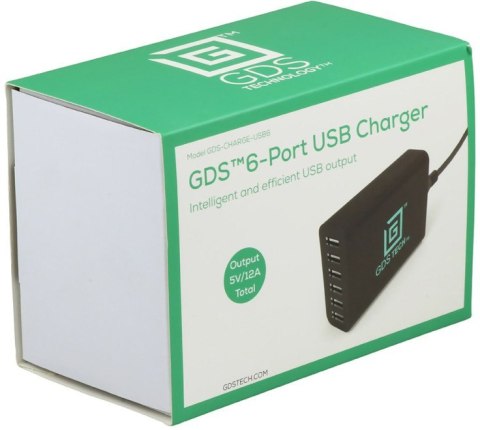Inteligentna 6-portowa ładowarka USB GDS®