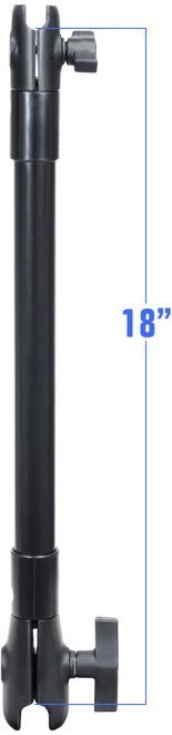 Przedłużające ramię o długości 18 cali z gniazdem na głowicę 1.5
