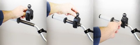 Uchwyt X-Grip™ z klamrą zaciskową RAM Tough-Claw™