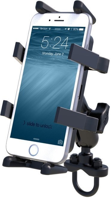 Uchwyt montowany do ramy kierownicy do telefonów komórkowych oraz przenośnych urządzeń elektronicznych