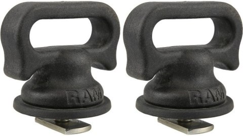 Zestaw dwóch podstaw montażowych RAM® Vertical Track Tie Down ze śrubą w kształcie litery "T"