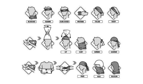 Buff Chusta Original US SOLID BLACK