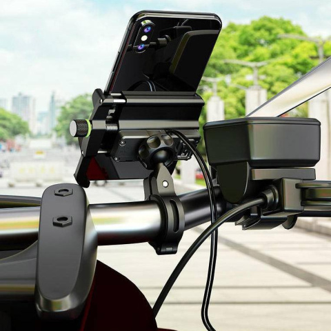 UCHWYT NA TELEFON USB QC 3.0 3,5"-6,5"