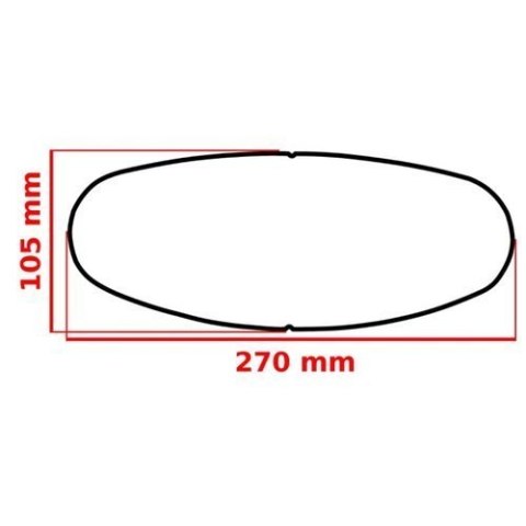 FOGCITY EASY Open-Face - Folia anti-fog, uniwersalna na wizjery kasków jet