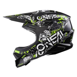 O'NEAL 3SRS Kask ATTACK 2.0 black/neon yellow