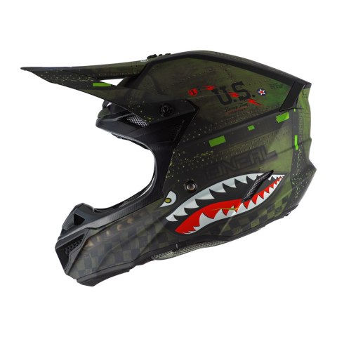 O'NEAL 5SRS Polyacrylite Kask WARHAWK black/green