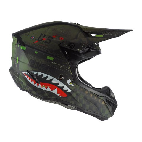O'NEAL 5SRS Polyacrylite Kask WARHAWK black/green