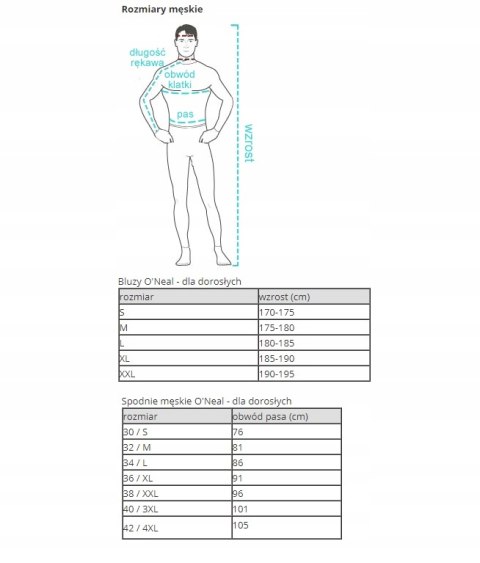 O'NEAL ELEMENT Bluza RIDE black/blue