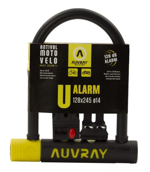 AUVRAY zapięcie U-LOCK Z ALARMEM - 90 x 210mm, średnica bolec 14mm