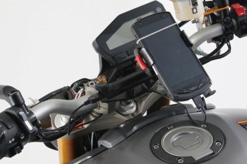 93381 Poprzeczka ze zintegrowanym portem USB Ø22,2 / 100mm Uchwyt zaciskowy na kierownicę